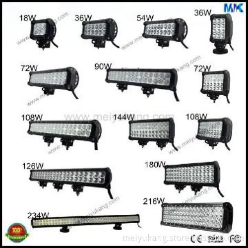 18w 10-30v DC1260lm ip67 car 4x4 off road auto CREE led light bar